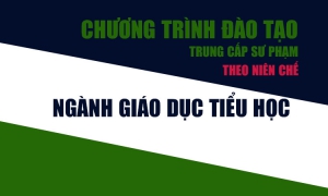 Chương trình đào tạo trình độ Trung cấp ngành giáo dục Tiểu học