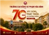 Kỷ yếu "Trường Cao đẳng Sư phạm Ho&agrave; B&igrave;nh - 70 năm x&acirc;y dựng, ph&aacute;t triển v&agrave; trưởng th&agrave;nh"