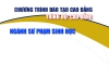 Chương trình đào tạo ngành Sư phạm Sinh học trình độ Cao đẳng