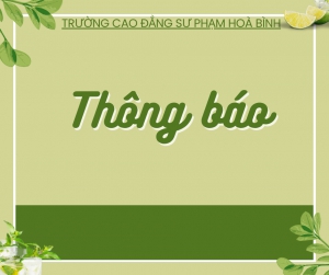 Thông báo về việc đón sinh viên nhập học, trình độ cao đẳng ngành Giáo dục mầm non, hệ vừa làm vừa học năm 2025