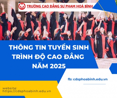 THÔNG TIN TUYỂN SINH TRÌNH ĐỘ CAO ĐẲNG NĂM 2025