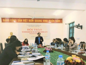 HỘI THẢO THÍ ĐIỂM ĐÁNH GIÁ TÀI LIỆU TIẾNG MƯỜNG LỚP 2  (TÀI LIỆU DẠY THỰC NGHIỆM) - BƯỚC TIẾP NỐI TỪ THỰC TIỄN  DẠY HỌC TIẾNG MƯỜNG LỚP 1 (TÀI LIỆU DẠY THỰC NGHIỆM)