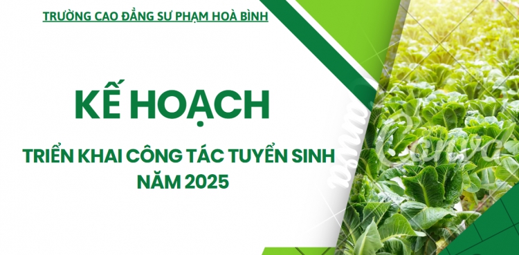 Kế hoạch Triển khai công tác tuyển sinh - Năm 2025