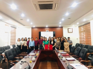Trung tâm Bồi dưỡng nhà giáo và Cán bộ quản lý giáo dục - Trường Đại học Hùng Vương thăm và làm việc với trường Cao đẳng Sư phạm Hòa Bình