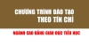 Chương trình đào tạo cao đẳng ngành giáo dục Tiểu học