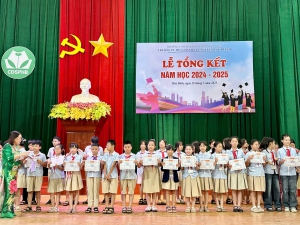 TRƯỜNG PT THỰC HÀNH CLC NGUYỄN TẤT THÀNH TRỰC THUỘC TRƯỜNG CAO ĐẲNG SƯ PHẠM HÒA BÌNH TỔ CHỨC LỄ TỔNG KẾT NĂM HỌC 2024 – 2025