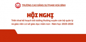 Hội nghị triển khai kế hoạch bồi dưỡng thường xuy&ecirc;n c&aacute;n bộ quản l&yacute; v&agrave; gi&aacute;o vi&ecirc;n cơ sở gi&aacute;o dục mầm non năm học 2025-2026