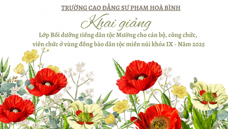 Khai giảng lớp Bồi dưỡng tiếng dân tộc Mường cho cán bộ, công chức, viên chức ở vùng đồng bào dân tộc miền núi khóa IX - năm 2025