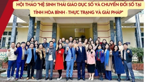 Hội thảo khoa học “Hệ sinh thái giáo dục số và chuyển đổi số tại tỉnh Hoà Bình - Thực trạng và giải pháp”